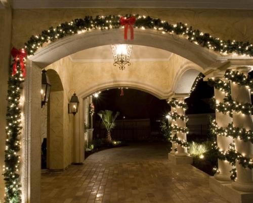 this image shows garlands in Citrus Heights, CA